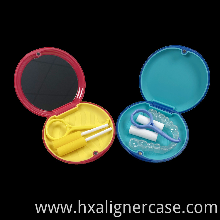 Customized Denture Orthodontic Aligner Braces Storage Box